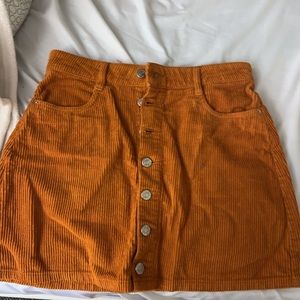 Zara corduroy skirt